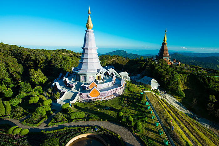 Chiang Mai_Phra Mahathat Napha-Methanidon and Phra-Mahathat 